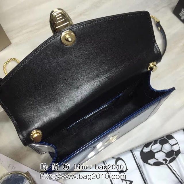BVLGARI寶格麗 漆皮系列 時尚百搭 單層單鏈 單肩斜挎包 39174 FYD1382